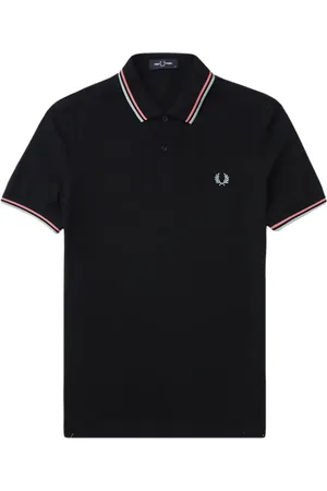 Fred Perry Poloshirt mit Streifendetail