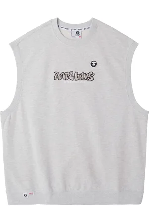 A Bathing Ape Trägershirt mit Logo-Stickerei