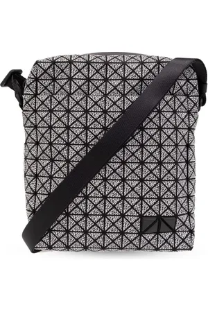 Issey Miyake Umhängetasche mit geometrischen Einsätzen