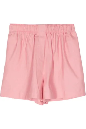 Elie saab High-Waist-Shorts aus Gabardine