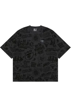 A Bathing Ape T-Shirt mit Logo-Applikation