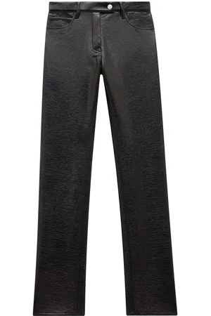 Courrèges Straight-Leg-Hose aus Vinyl