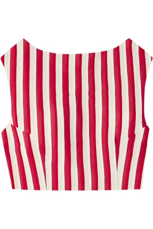 Destree Gestreiftes Richard Cropped-Top