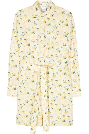 Sportmax Minikleid mit Zitronen-Print