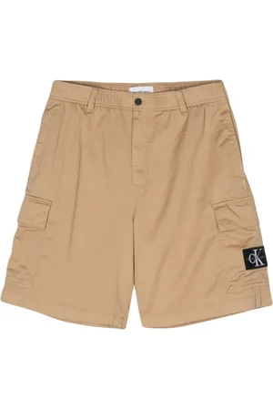 Calvin Klein Gerade Shorts mit Logo-Applikation