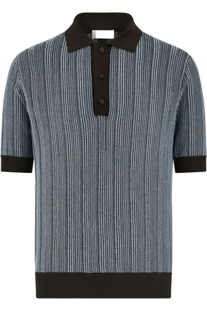 Salvatore Ferragamo Gestreiftes Intarsien-Poloshirt