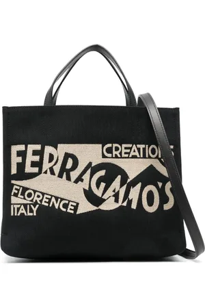 Salvatore Ferragamo Kleine Venna Jacquard-Handtasche