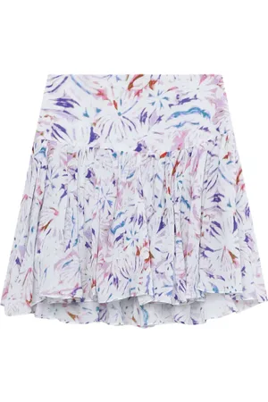 IRO Drapierter Minck mit Blumen-Print