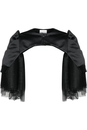NOIR KEI NINOMIYA Cropped-Jacke mit Tüll