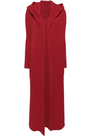 Teddy Cashmere Gerippter Cardigan mit Reißverschluss