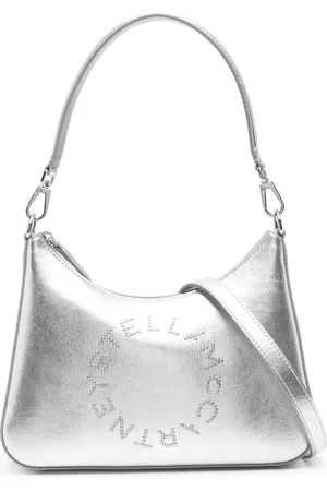 Stella McCartney Schultertasche im Metallic-Look