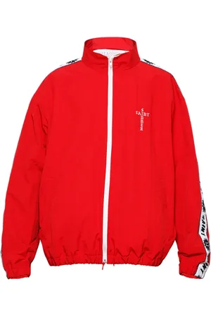 SAINT MXXXXXX Sportjacke mit Logo-Streifen