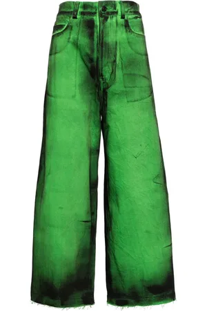 MELITTA BAUMEISTER Ausgeblichene Wide-Leg-Jeans