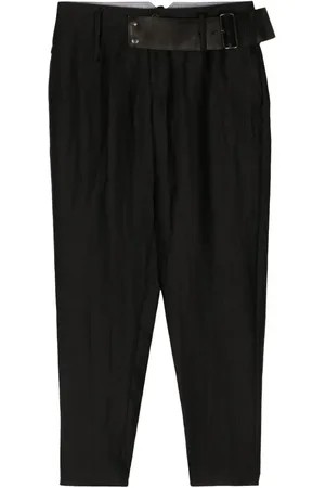 YOHJI YAMAMOTO Tapered-Hose mit Gürtel