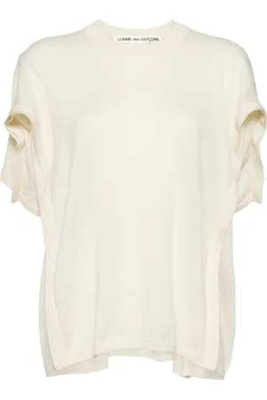 Comme des Garçons Strickoberteil im Layering-Look