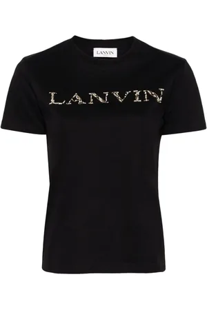 Lanvin T-Shirt mit Logo-Stickerei