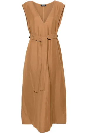Fabiana Filippi Midikleid mit V-Ausschnitt