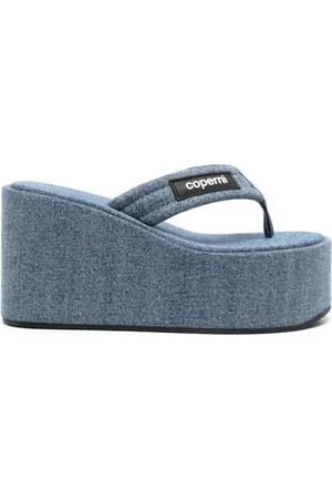 COPERNI Jeans-Sandalen mit Zehensteg 100mm