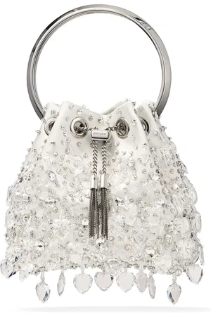 Jimmy Choo Bon Bon Beuteltasche mit Kristallen