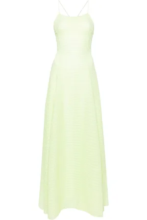 Emporio Armani Geripptes Maxikleid