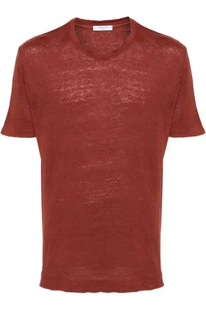 Boglioli T-Shirt aus Leinen
