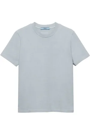 Prada T-Shirt mit Triangel-Logo