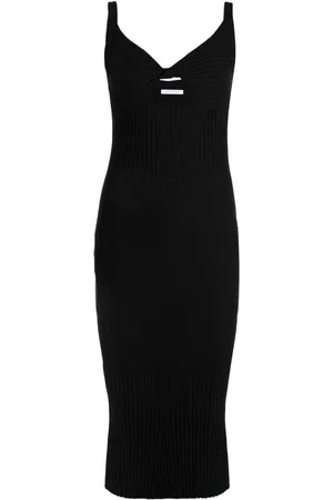 JOHN ELLIOTT Geripptes Hemdkleid