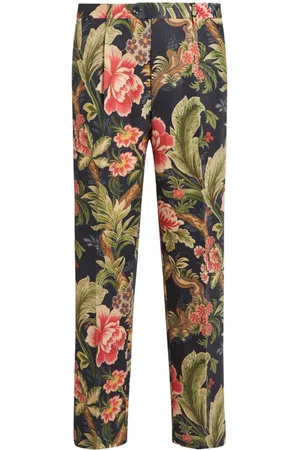 Etro Chino mit Blumen-Print