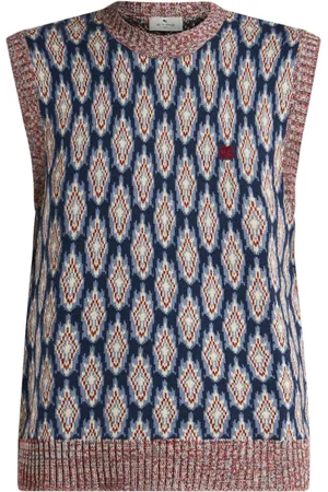 Etro Jacquard-Weste mit Pegaso-Applikation