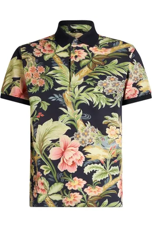 Etro Poloshirt mit Blumen-Print