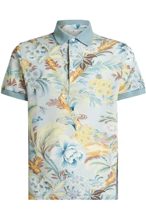 Etro Poloshirt mit Blumen-Print