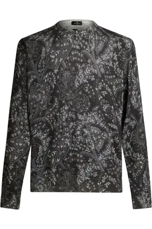 Etro Intarsien-Pullover mit Paisleymuster
