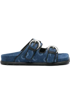 Marine Serre Sandalen mit Moonogram-Muster