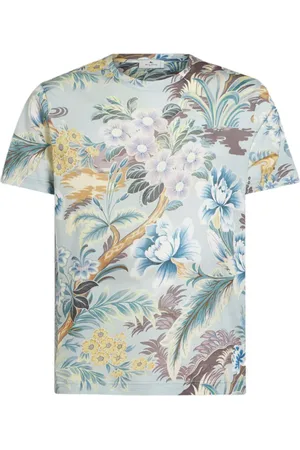 Etro T-Shirt mit Blumen-Print
