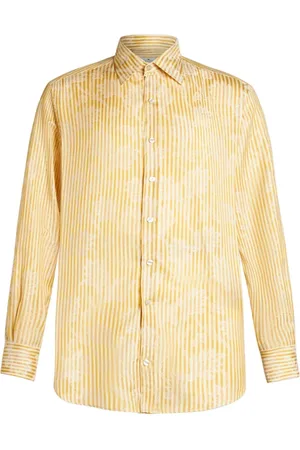 Etro Gestreiftes Jacquard-Hemd