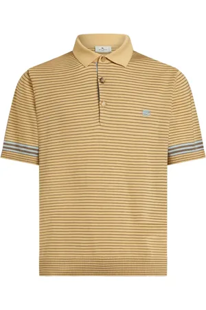 Etro Gestricktes Poloshirt mit Streifen