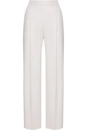 Oscar de la Renta Hose mit Faltendetail