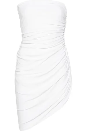 Norma Kamali Schulterfreies Diana Minikleid