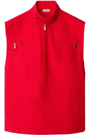 Burberry Canvas-Tanktop mit Reißverschluss
