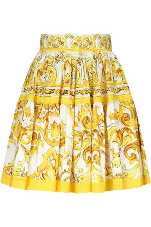 Dolce & Gabbana Maxirock mit Majolica-Print