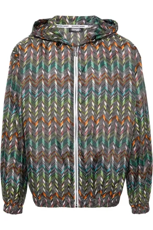 Missoni Kapuzenjacke mit Chevron-Print