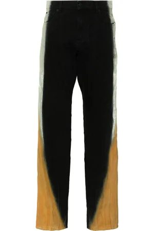 MUGLER Spiral Baggy-Jeans