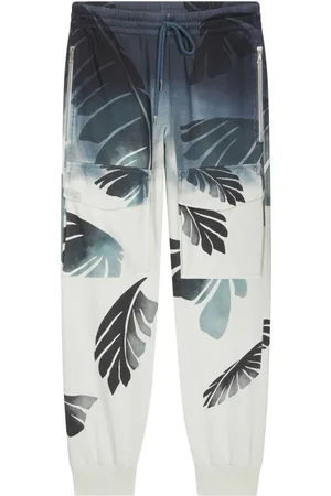 DRIES VAN NOTEN Hose mit Palmen-Print