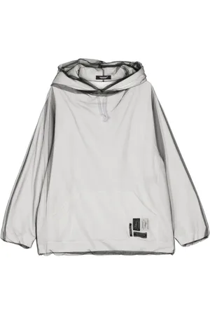 UNDERCOVER Hoodie mit Mesh-Overlay