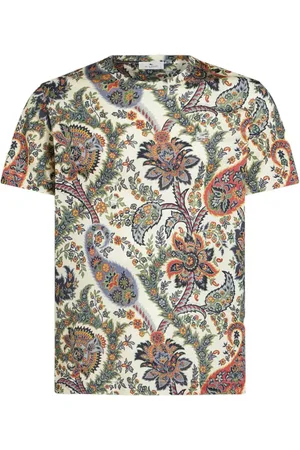 Etro T-Shirt mit Blumen-Paisley