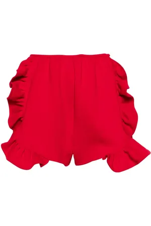 Ioana Ciolacu Peony Jersey-Shorts mit Rüschen