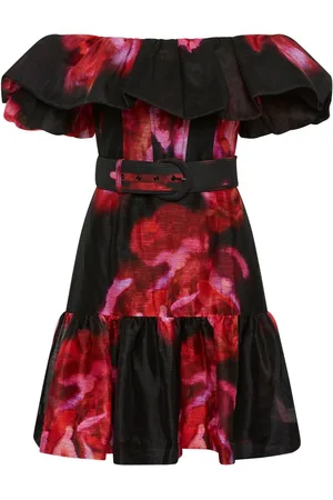 Rebecca Vallance Schulterfreies Rosina Kleid