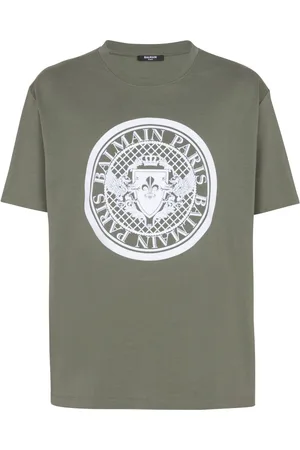 Balmain T-Shirt mit Münzen-Print