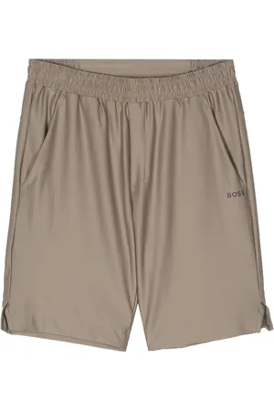 HUGO BOSS Bermudas mit reflektierendem Logo