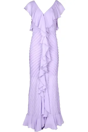 De La Vali Macaroon Abendkleid aus Chiffon
